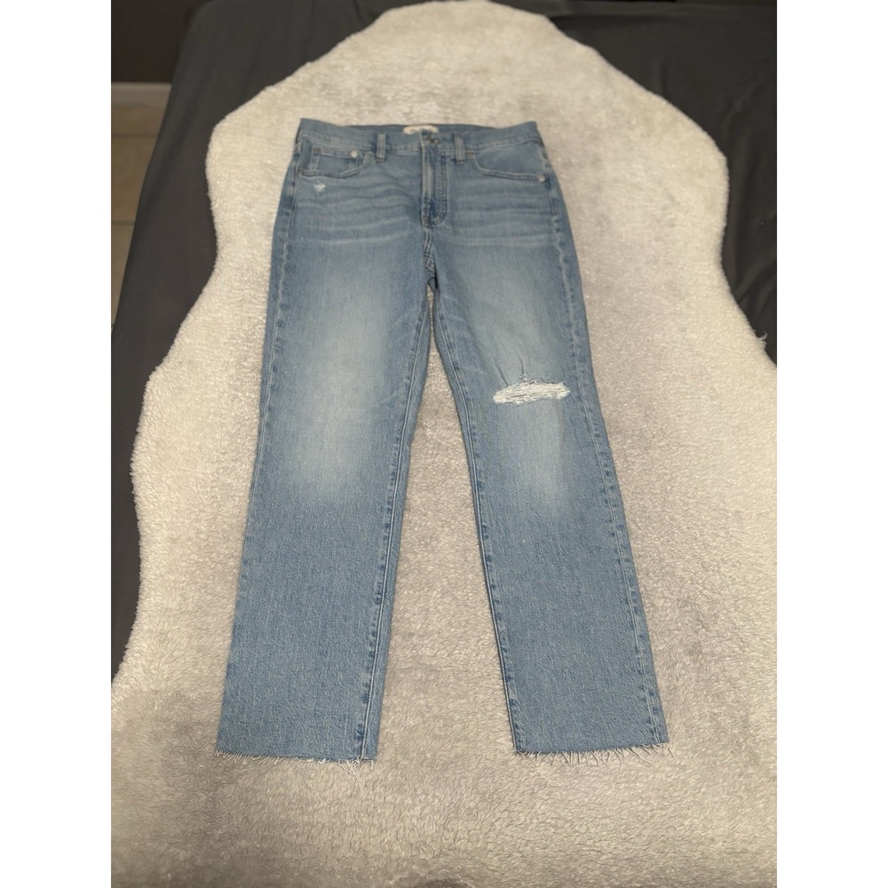 NWOT Madewell The Perfect Vintage Jean Coney Wash Destroyed Distressed 29